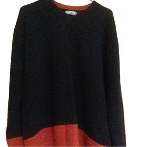 Structure wool men’s colorblock sweater size XL